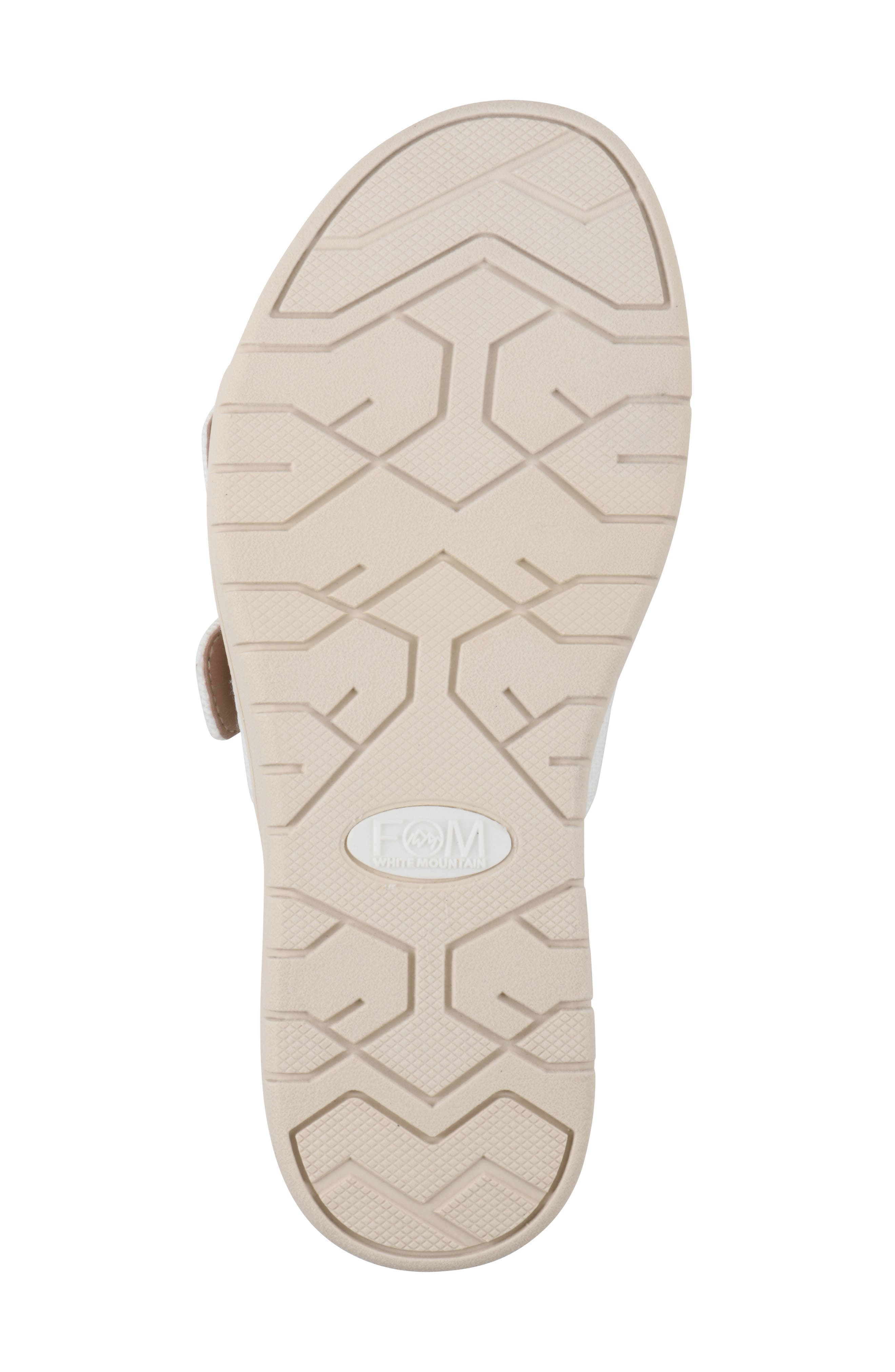 Nanny FOM Recovery Slide Sandal, Alternate, color, WHITE/ FABRIC
