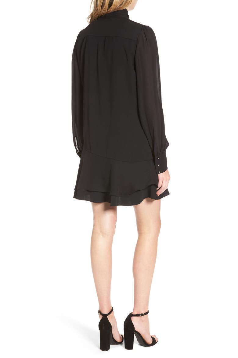 Kenji Shirtdress, Alternate, color, BLACK