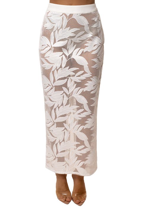 Bali Nights Embroidered  Skirt