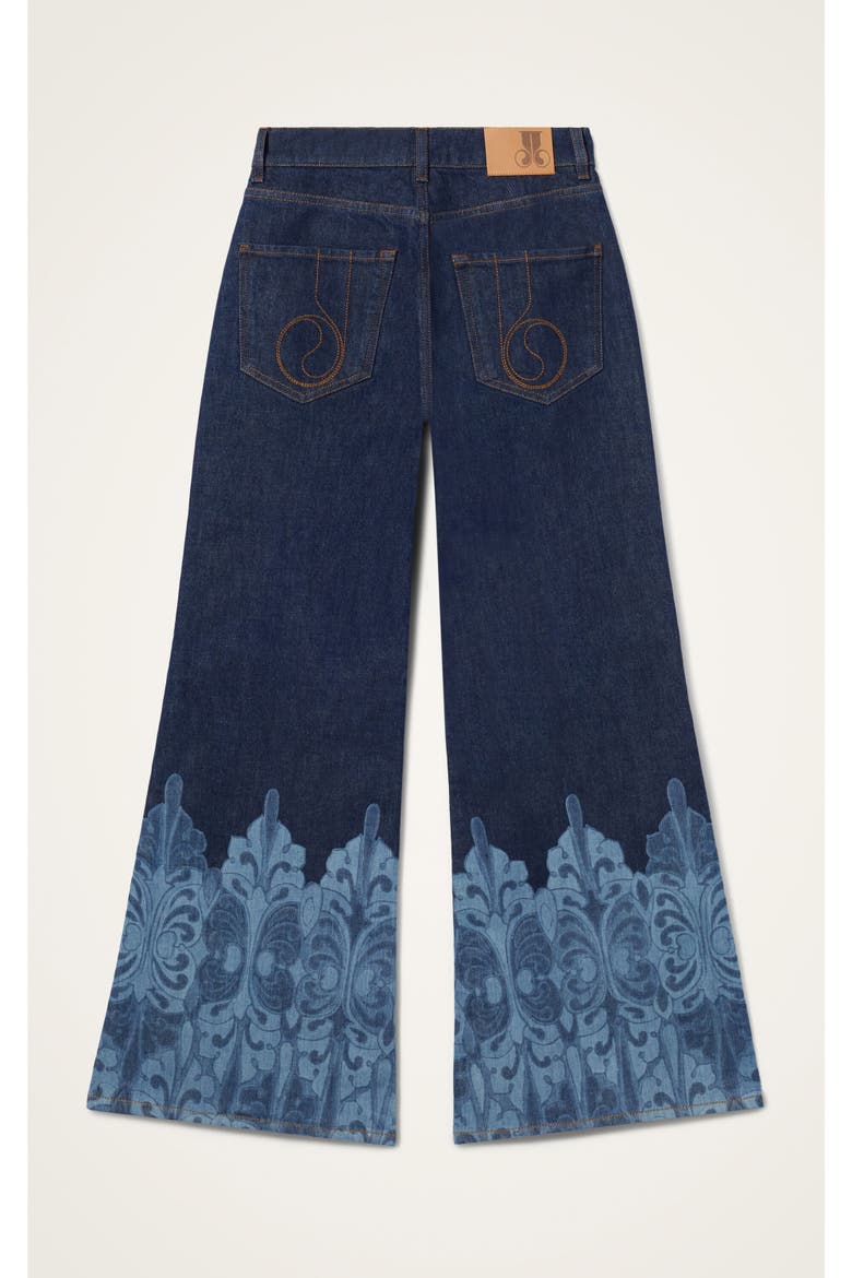 The Cropped Flare Jeans, Alternate, color, Cocoon Placée Indigo