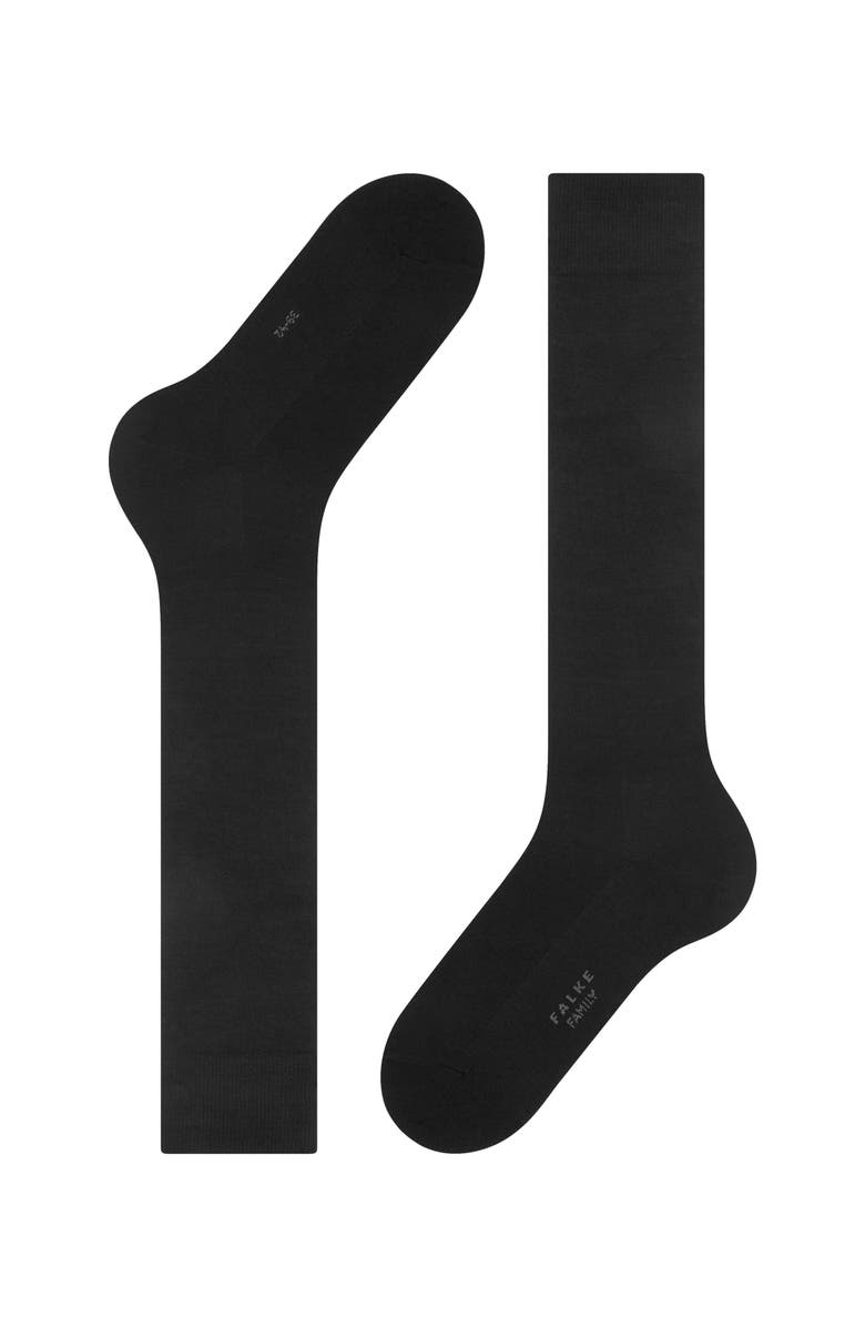 Falke Family Knee High Socks, Alternate, color, Black