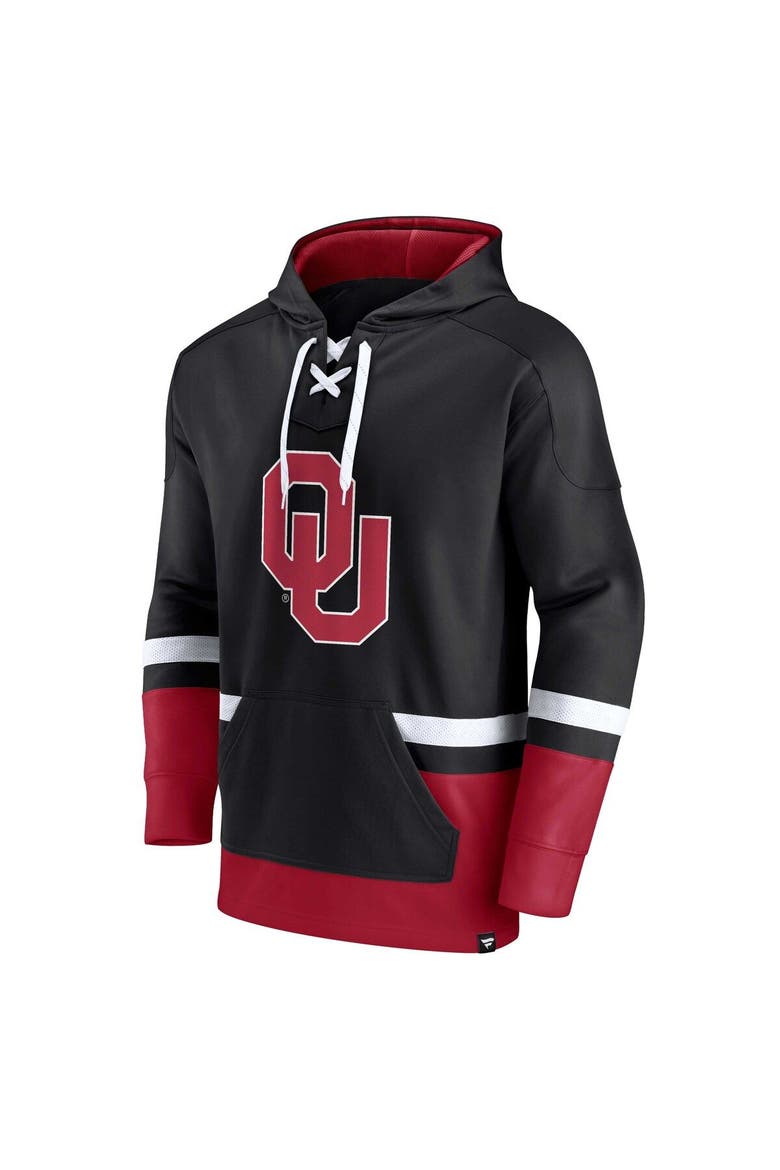 Men's Fanatics Branded Black Oklahoma Sooners First Battle Pullover Hoodie, Alternate, color, Black
