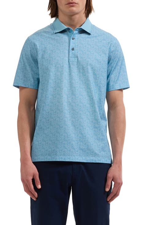 Vidal OoohCotton® Floral Print Polo