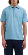 Bugatchi Vidal OoohCotton® Floral Print Polo