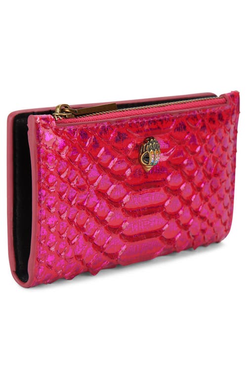 Kurt Geiger London Kensington Quilted Leather Bifold Wallet In Pink