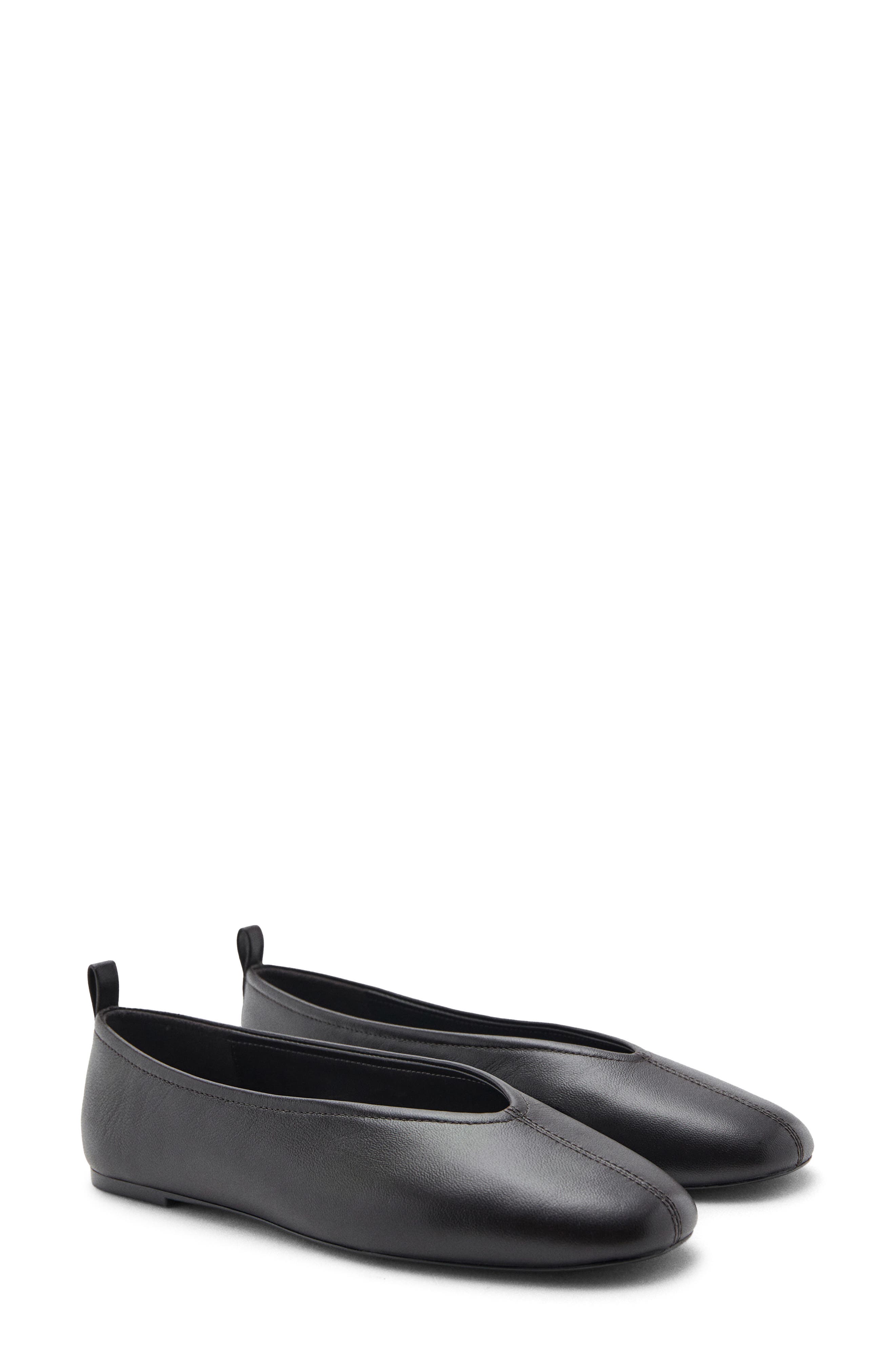 Mango Ballet Flat In Brown