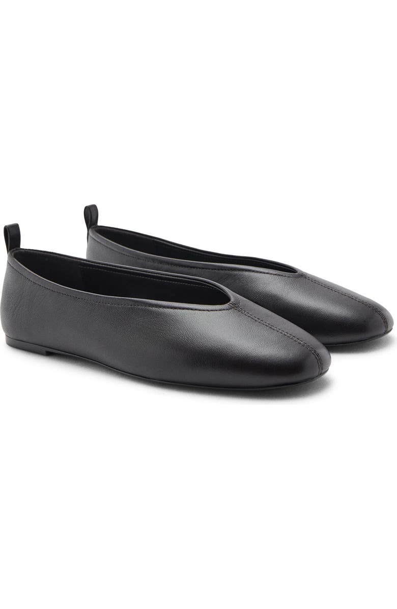 MANGO Ballet Flat, Main, color, Chocolate