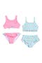 Kids' 4-Piece Swimsuit Set