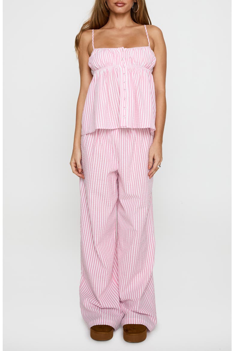 Cassini Tank & Pants Set, Main, color, PINK STRIPE