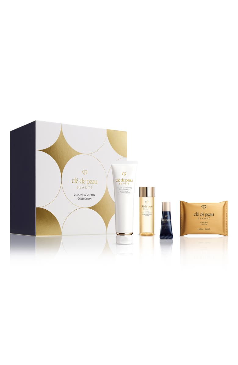 Clé de Peau Beauté Cleanse & Soften 4-Piece Skin Care Collection, Main, color,