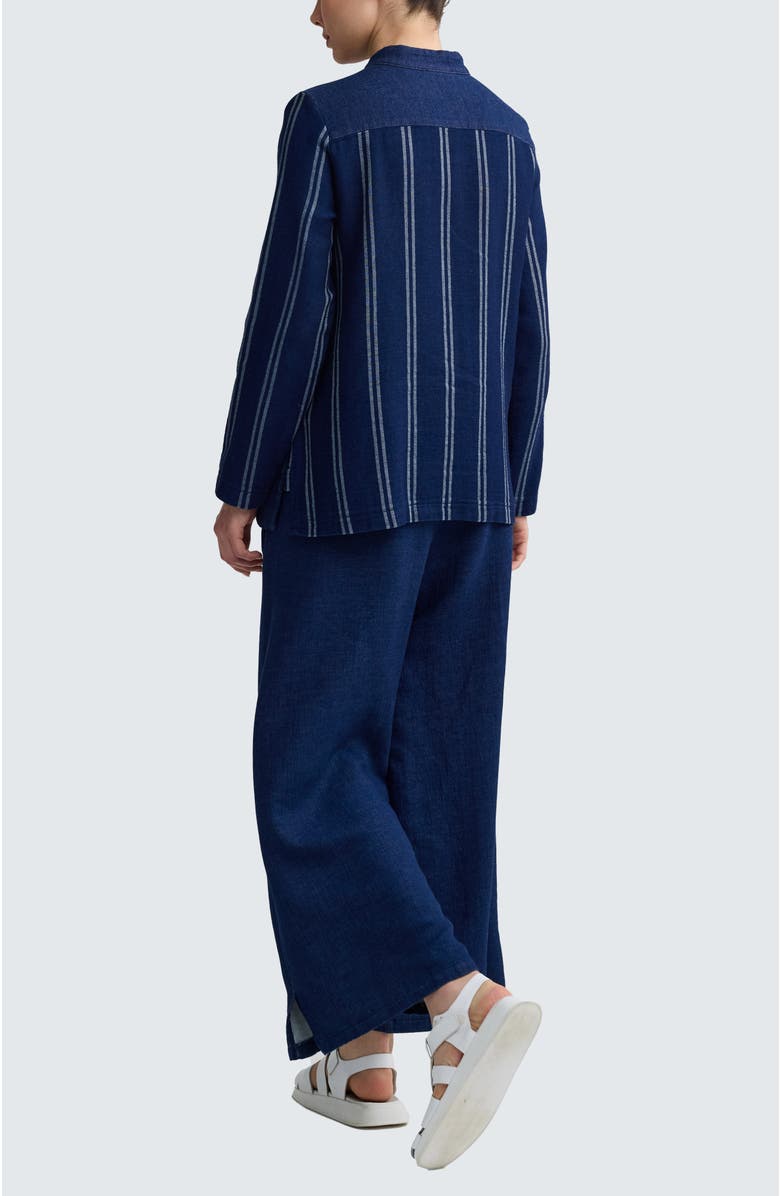 LUUKAA Clover Architectural Denim Muslin Jacket, Alternate, color, Original Denim