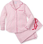 Petite Plume Red Ticking Stripe Pajamas