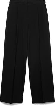 MANGO Pleated Wide Leg Pants