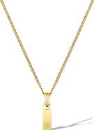 Vincero Men's Initial Pendant Necklace