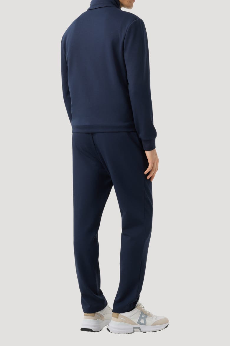 Baker Down Jersey Jacket, Alternate, color, Navy blue