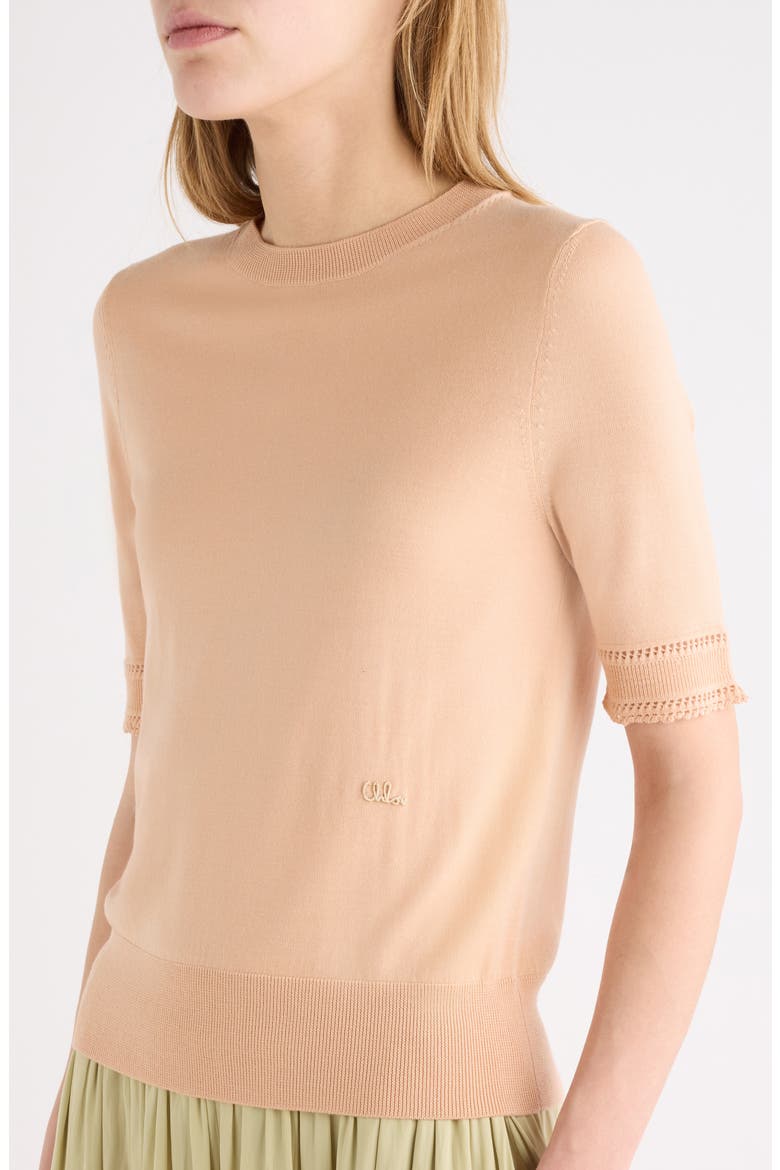 Organic Cotton Sweater, Alternate, color, BLEACHED ORANGE