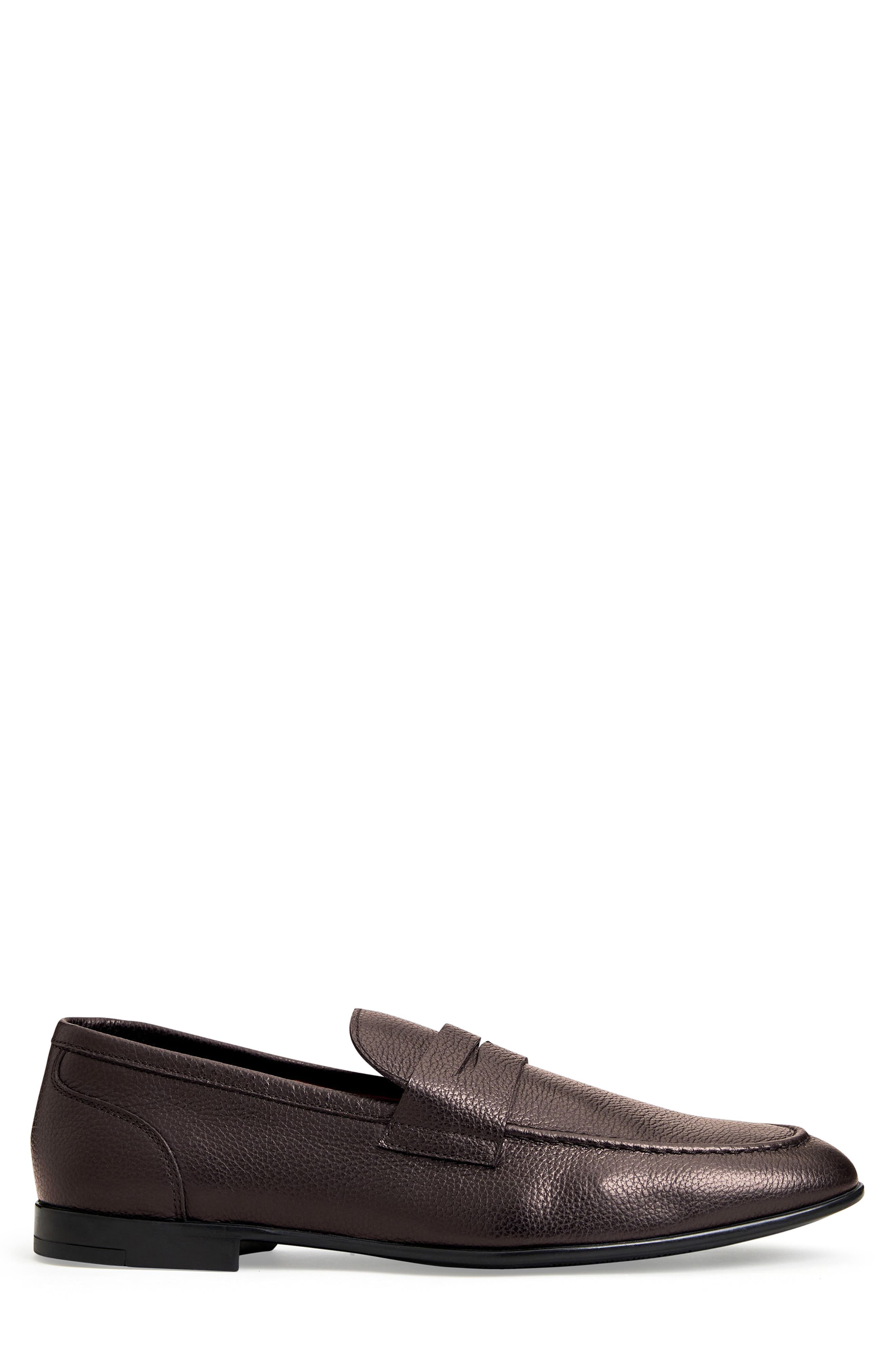 Lastra Penny Loafer, Alternate, color, BROWN TUMBLED