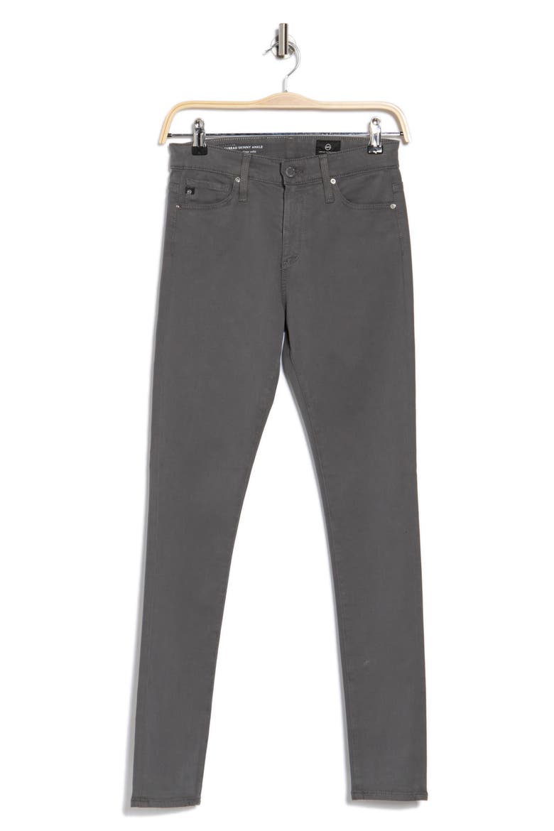 Farrah High Waist Coated Skinny Jeans, Alternate, color, FOLKESTONE GREY