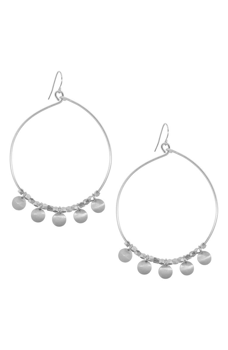 MARLYN SCHIFF Ophelia Drop Earrings, Main, color, Silver