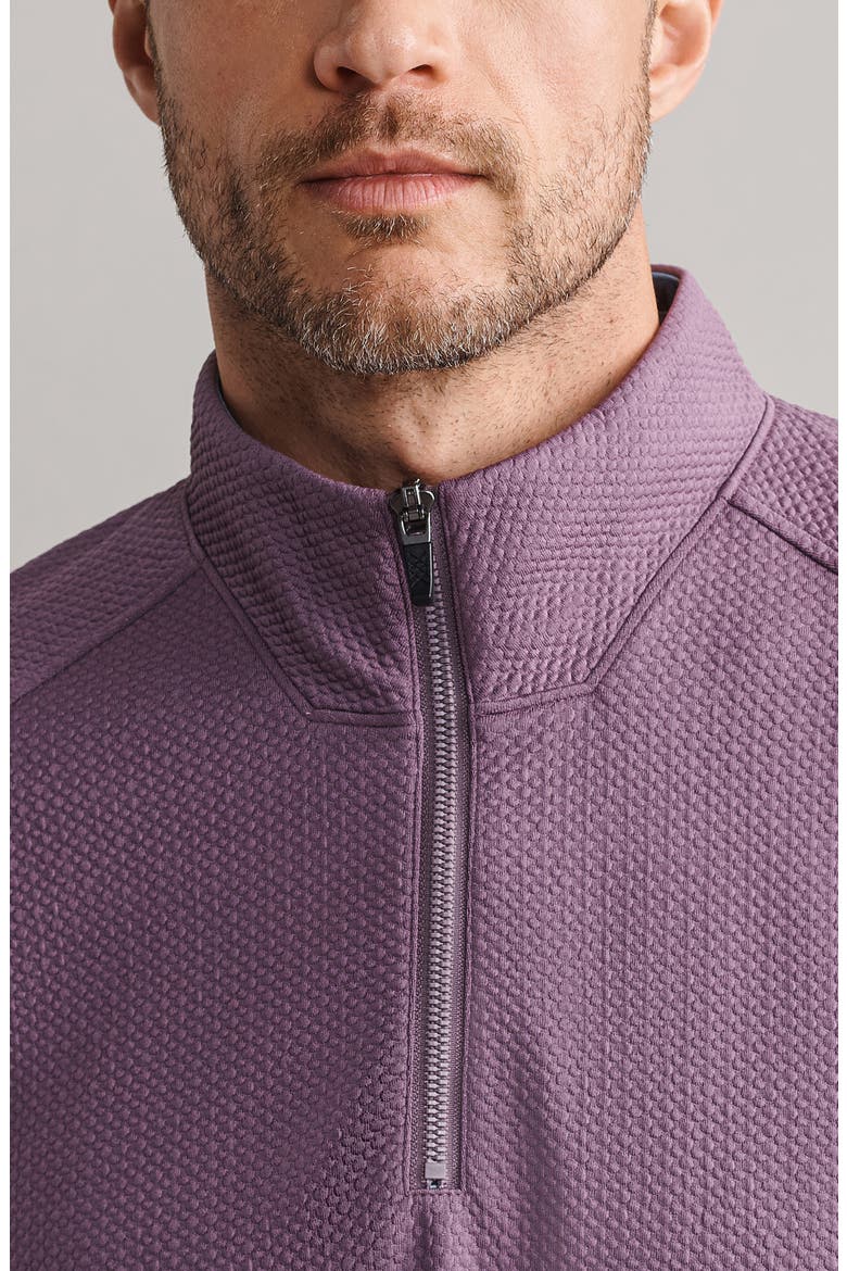 Founders Golf Quarter Zip, Alternate, color, SHADOW PLUM/TRUE NAVY