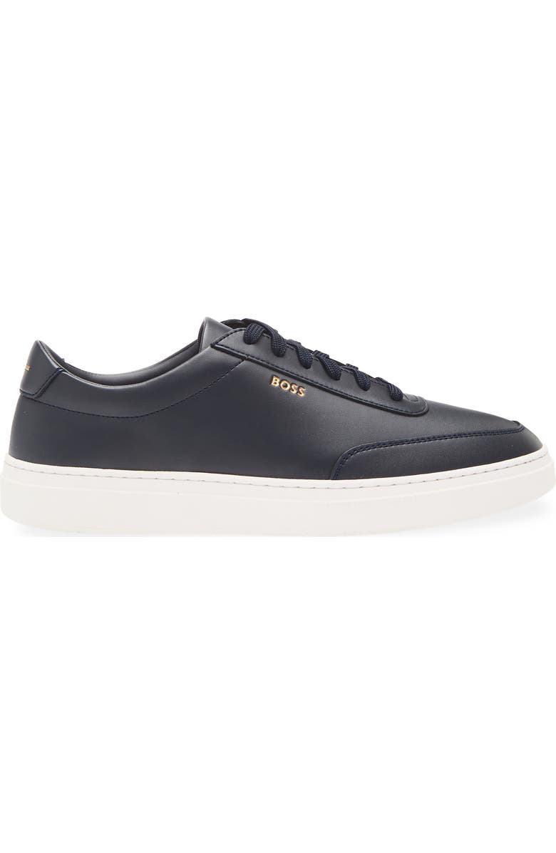 BOSS Kieran Tennis Sneaker, Alternate, color, Dark Blue