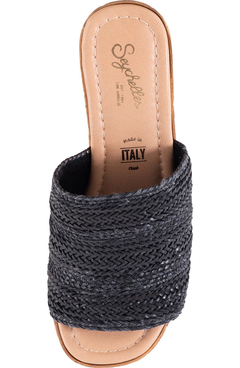 Seychelles Applause Platform Sandal, Alternate, color, Black