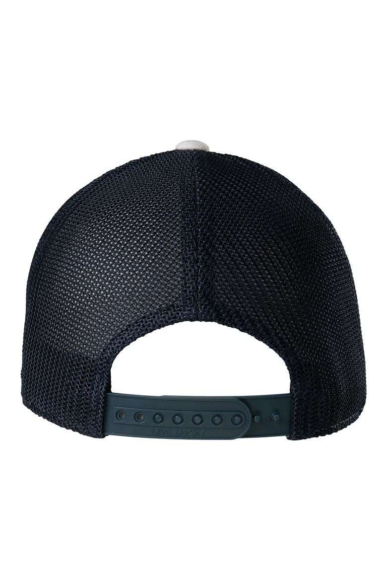 Yacht Club Patch Snapback Cap, Alternate, color, WHITE