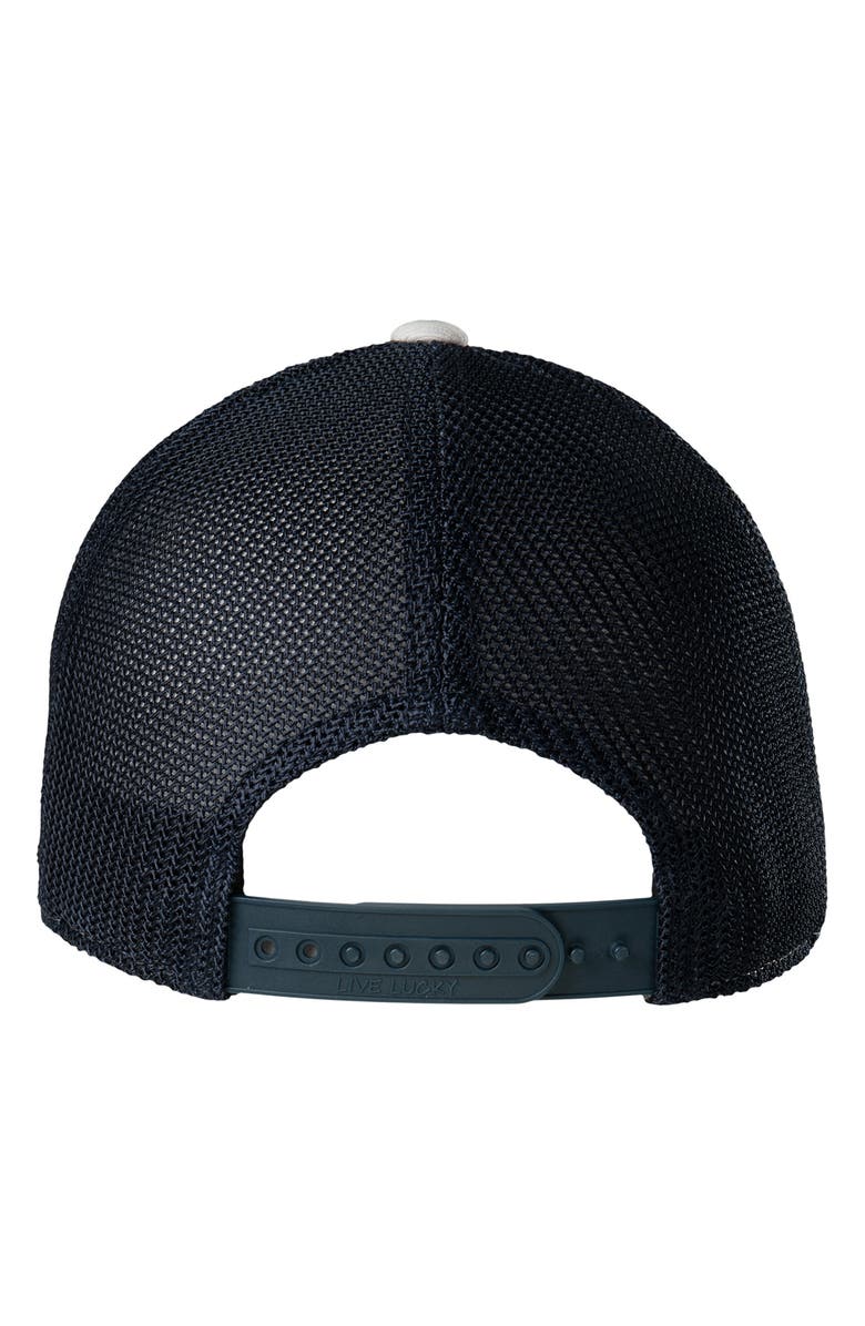 Black Clover Yacht Club Patch Snapback Cap, Alternate, color, White