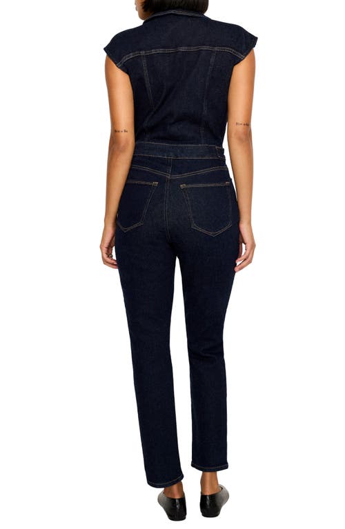 Good American Denim Trucker Jumpsuit