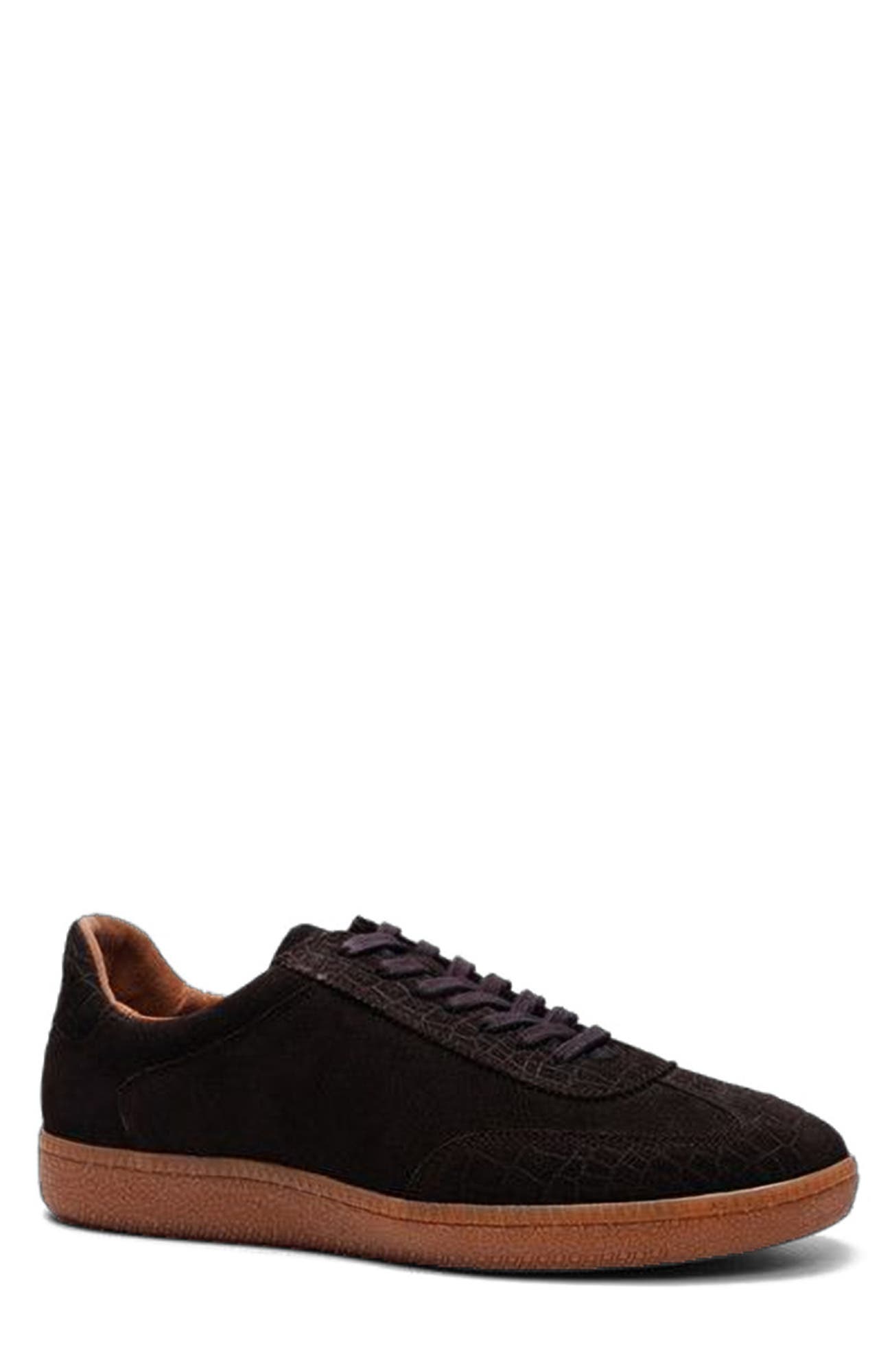 CARLOS SANTANA Crosby Sneaker, Alternate, color, Coffee Brown Suede