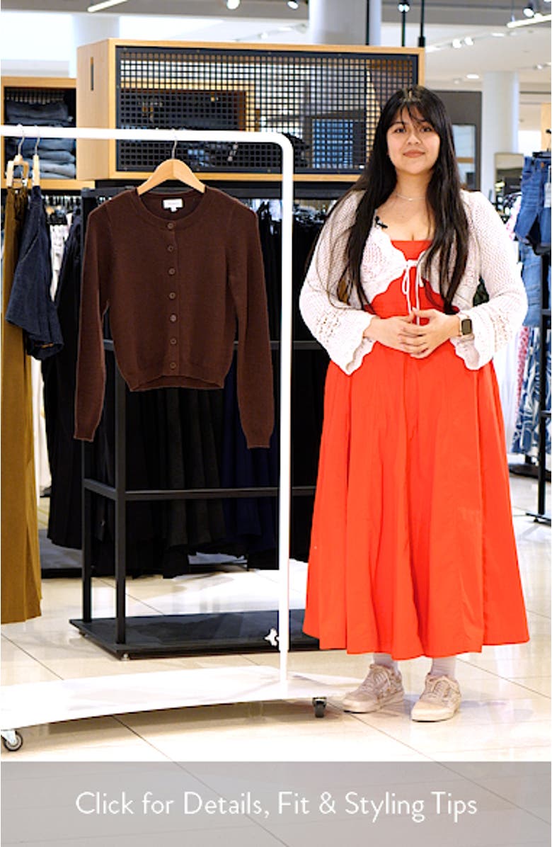 Marley Button Front Cardigan, sales video thumbnail