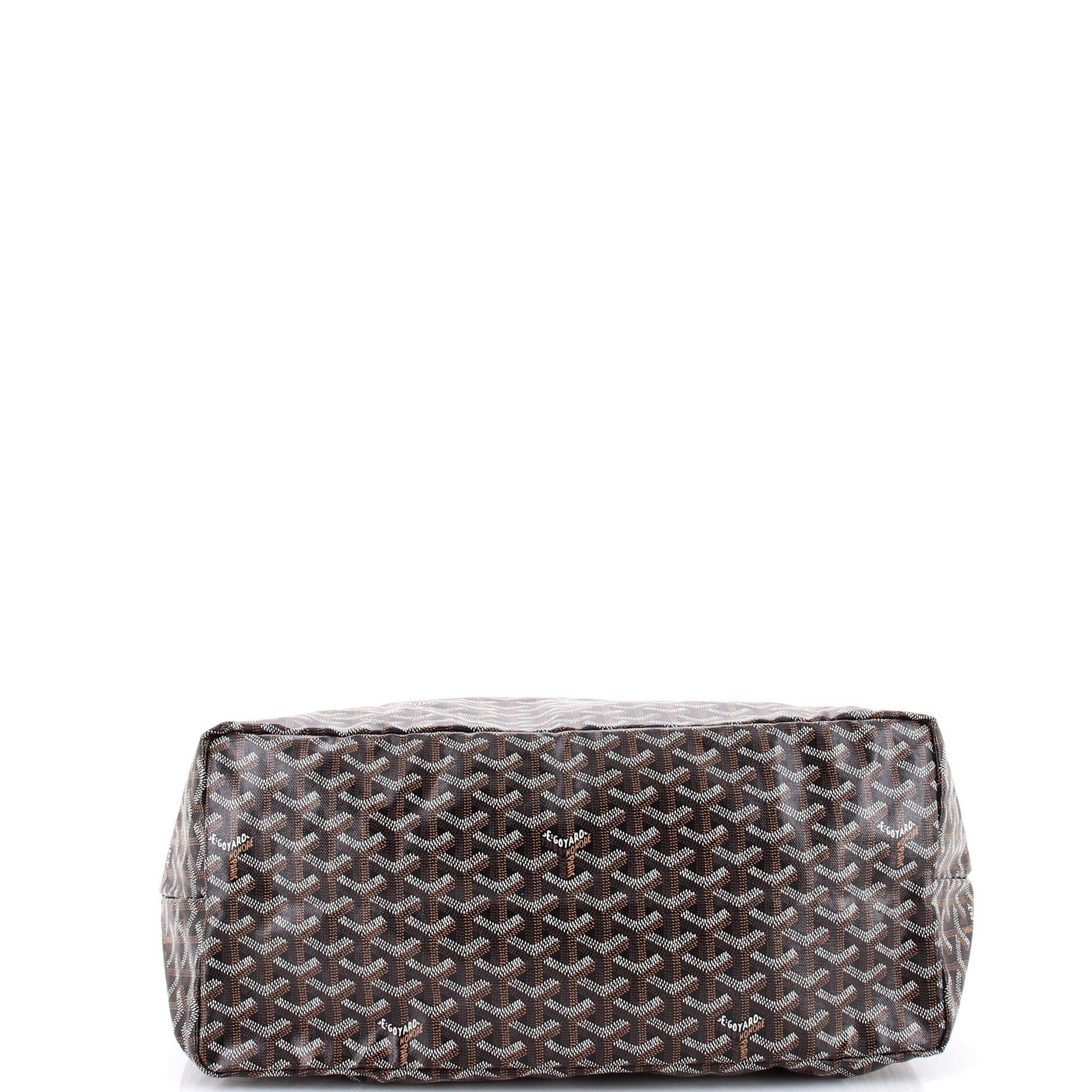 Pre-Owned Goyard Saint Louis Tote Coated Canvas GM, Alternate, color, Brown