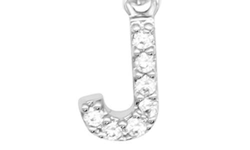Adornia Initial & Heart 2-pack Stretch Bracelets In Silver-j