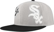 Mitchell & Ness Men's Mitchell & Ness Gray Chicago White Sox Knock Out Panel Snapback Hat