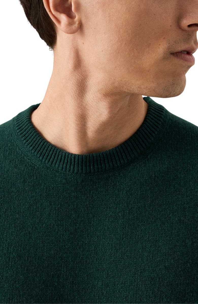 Eton Crewneck Cashmere Sweater, Alternate, color, Dark Green