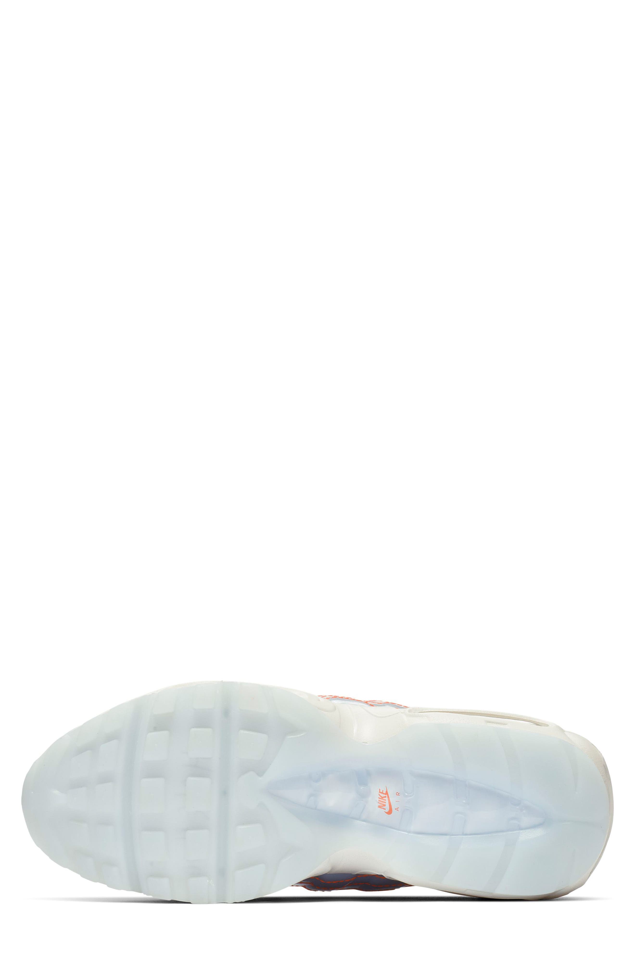 Air Max 95 SE Running Shoe, Alternate, color, HALF BLUE/ HALF BLUE/ WHITE