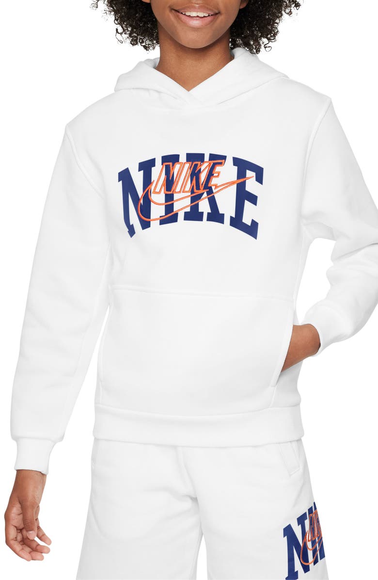Nike Kids' Club Fleece+ Connect Hoodie, Main, color, 