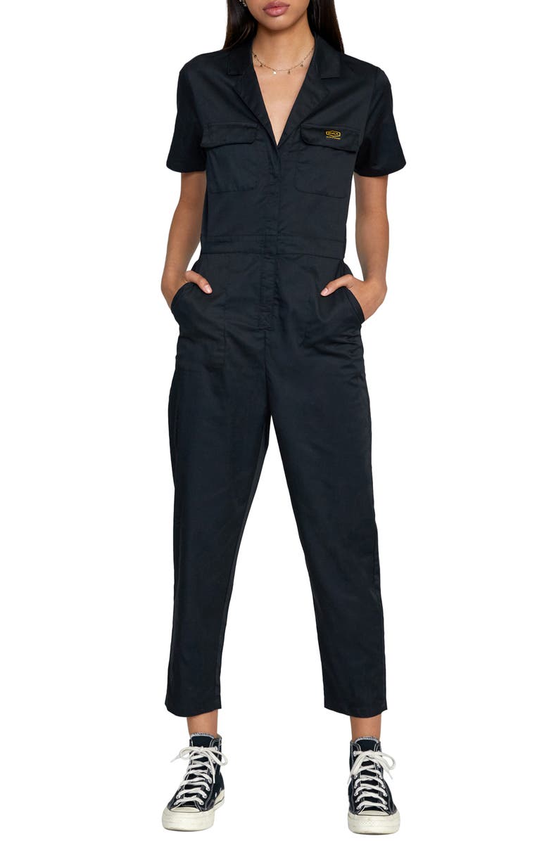 RVCA Recession Utility Jumpsuit, Main, color, 