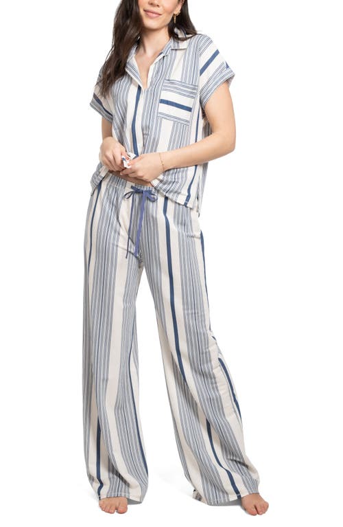 Midnight Bakery Awning Stripe Pajamas