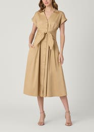 Shoshanna Josephine Porto Cotton Poplin Dress