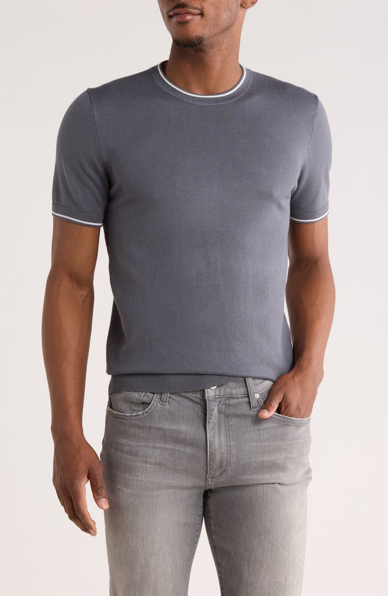 DENIM AND FLOWER Sweater T-Shirt, Main, color, Slate