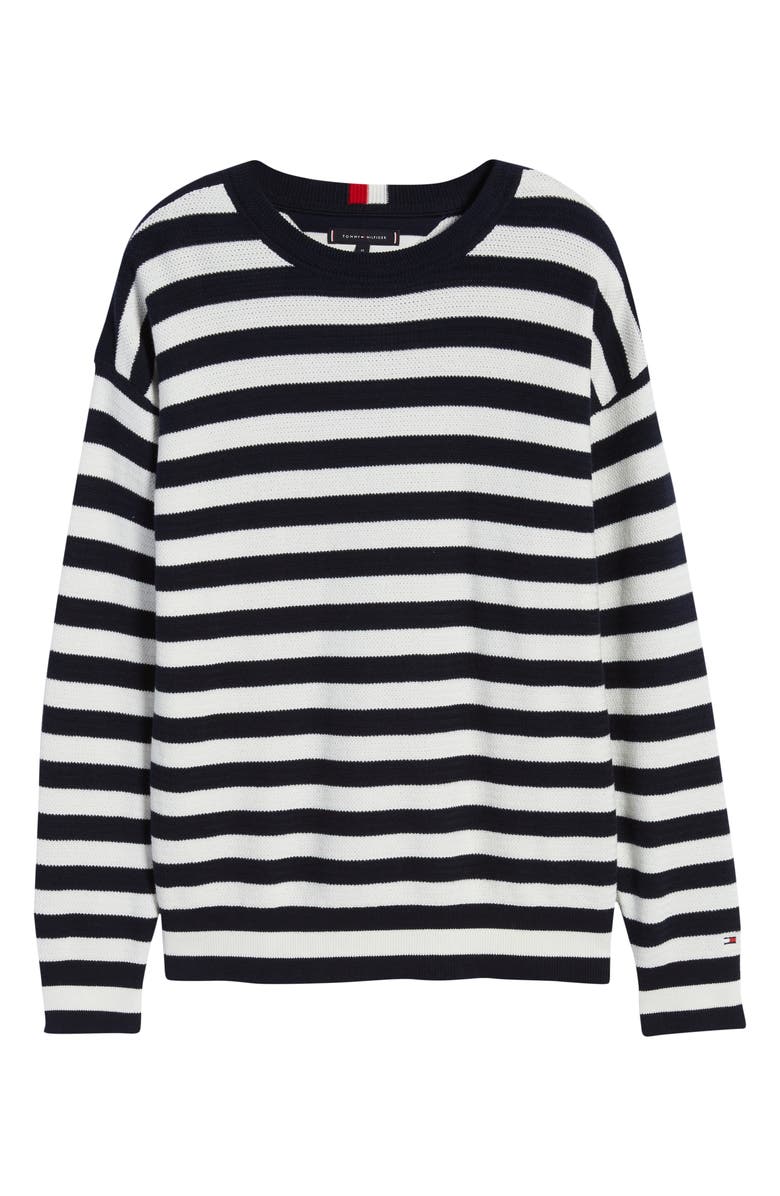 Tommy Hilfiger Breton Stripe Sweater, Alternate, color, 