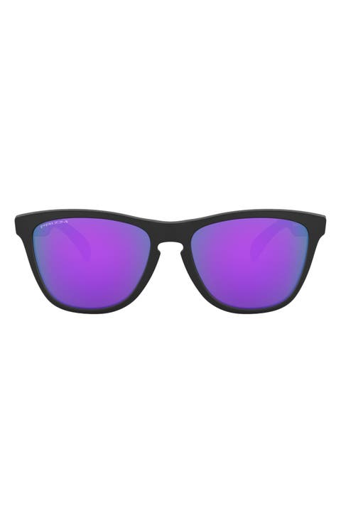 55mm Polarized Rectangular Sunglasses