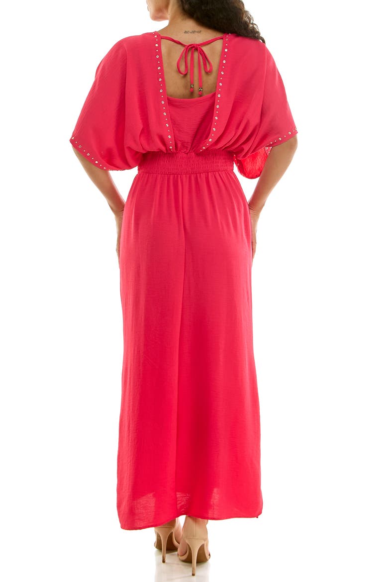 Crystal Maxi Dress, Alternate, color, AZALEA