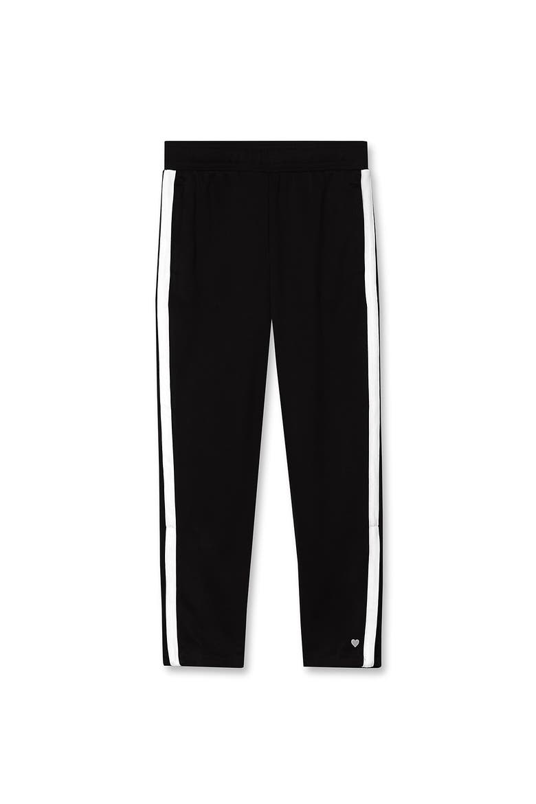 Girls Tapered Leg Track Pants, Main, color, Black