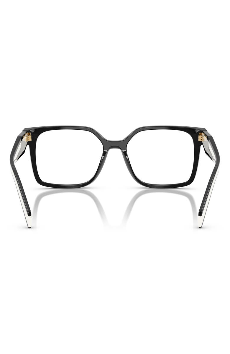Prada 54mm Rectangular Optical Glasses, Alternate, color, 