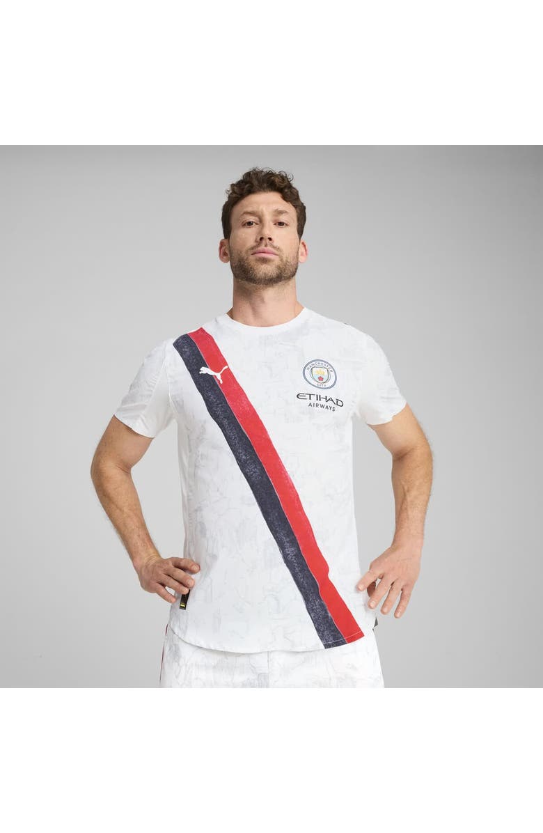 PUMA Men's Puma x KidSuper White Manchester City 2025 FIFA Club World Cup Authentic Jersey, Alternate, color, White