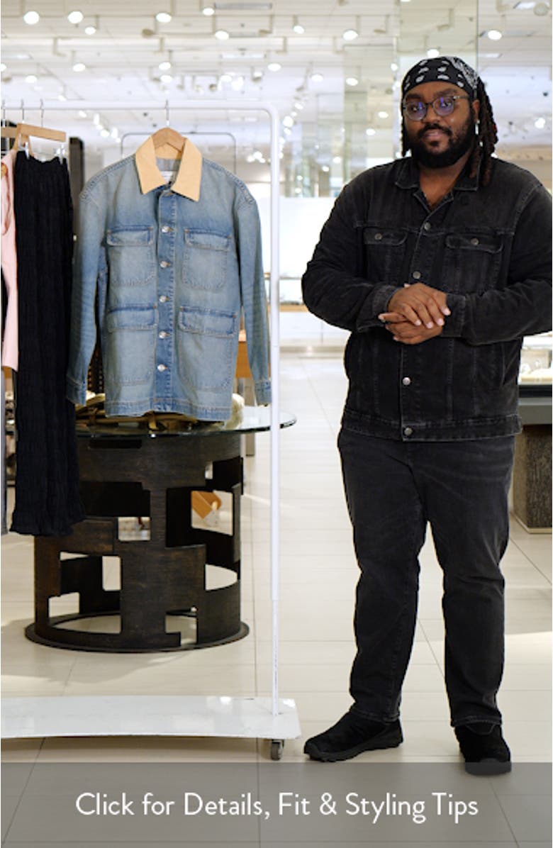 Hayden Relaxed Denim Workwear Jacket, sales video thumbnail