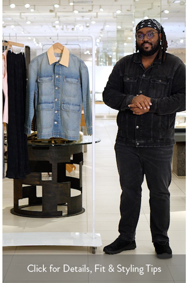 Hayden Relaxed Denim Workwear Jacket video