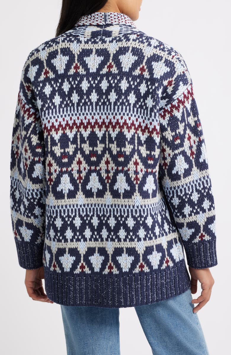 MARGARET O'LEARY Fair Isle Coat, Alternate, color, Fair Isle